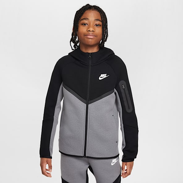 Nike Tech Fleece ブラック×グレーUSサイズS Nike Sportswear Tech Fleece Hoodie Men's SZ XL Black/Grey